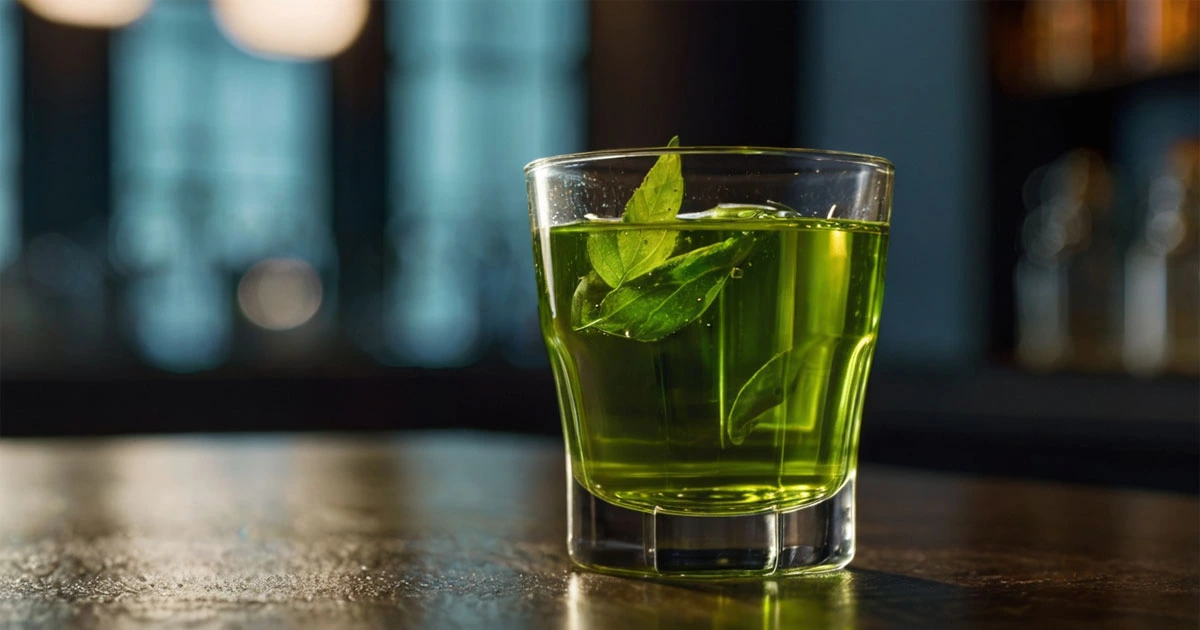 green tea shot