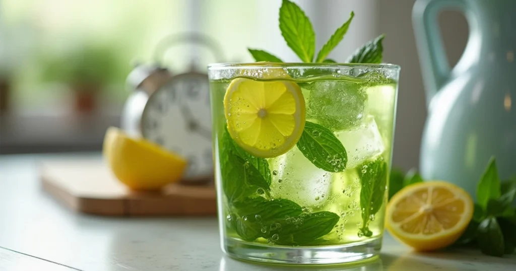 how to make iced green tea