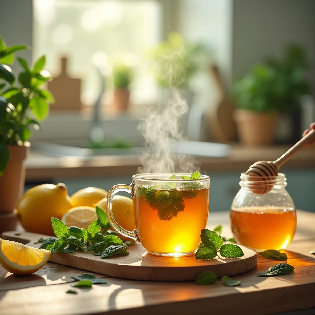 honey citrus mint tea