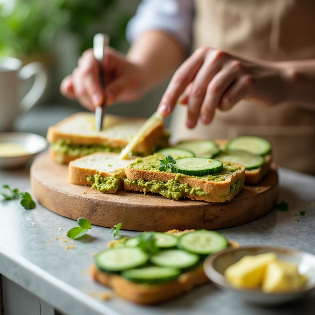 chutney tea sandwich