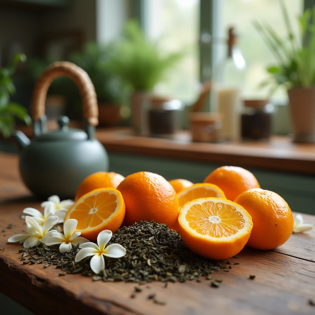 kumquat jasmine tea